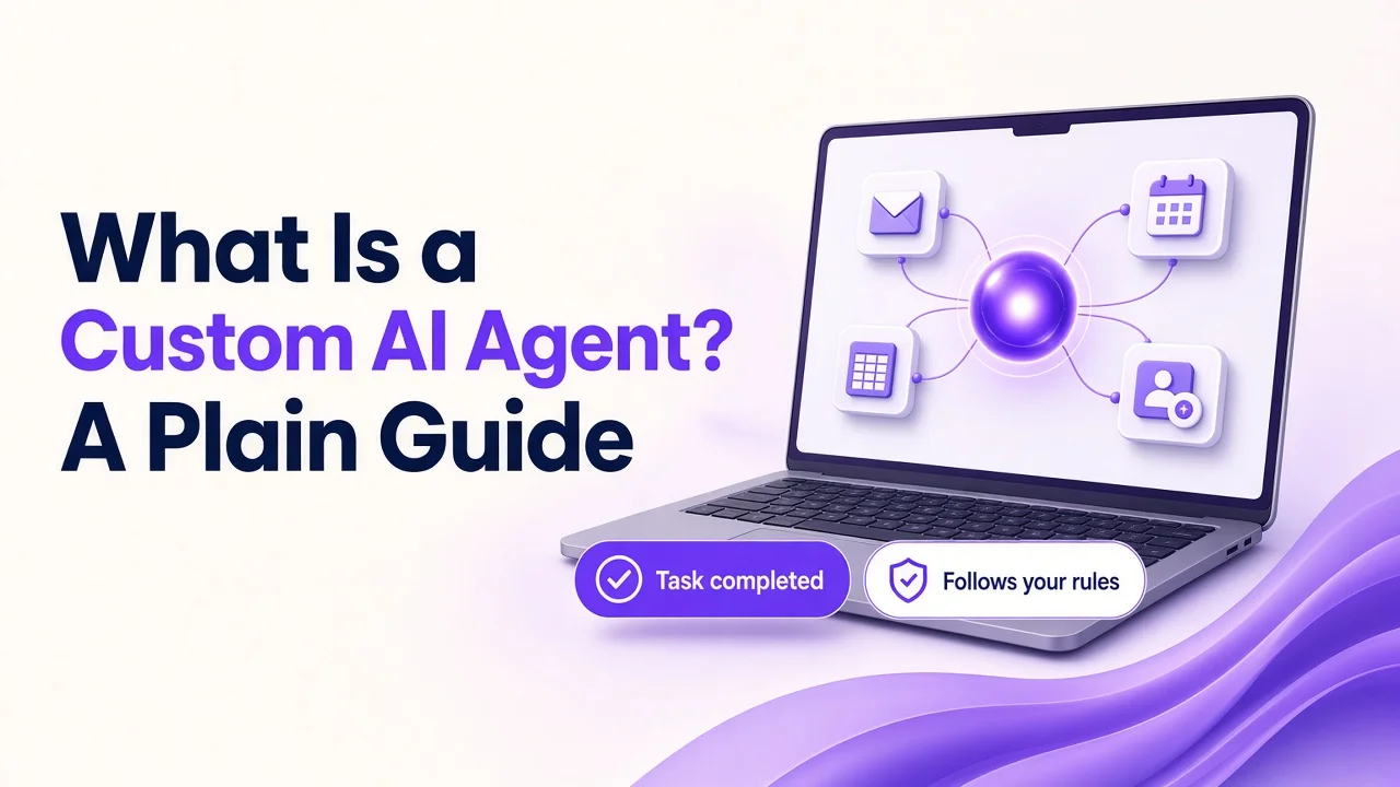 What Is a Custom AI Agent? A Plain Guide for Business Owners